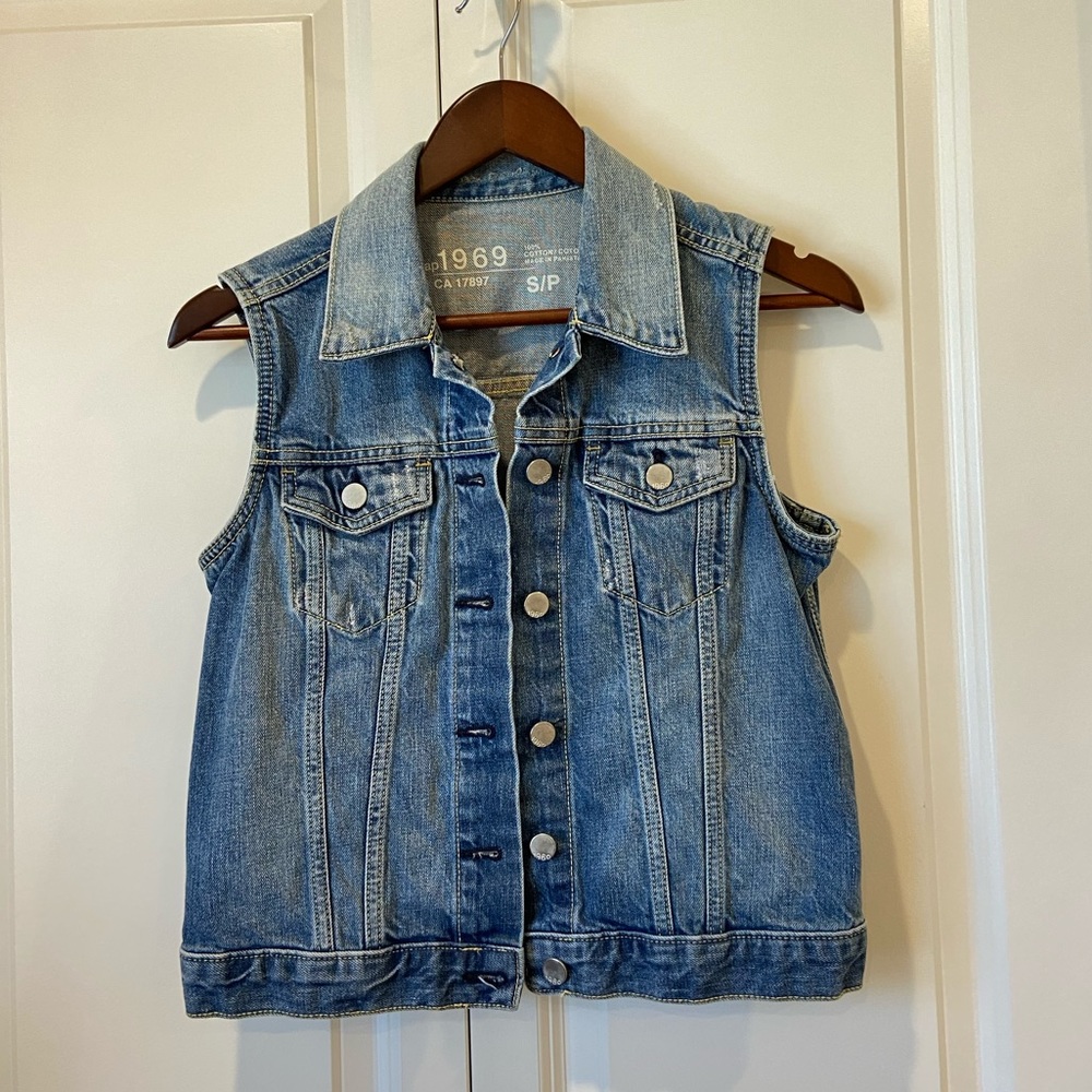 Gap denim vest